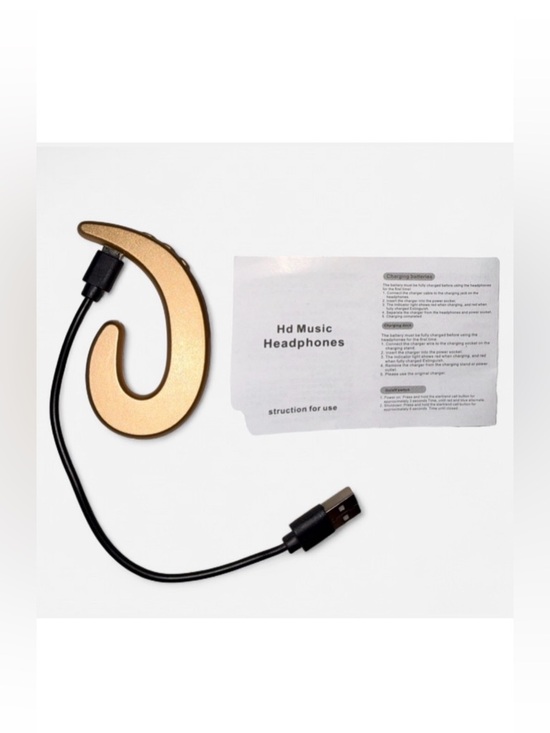 Other - NWOB Gold HD Music Bluetooth Headset Ear Piece